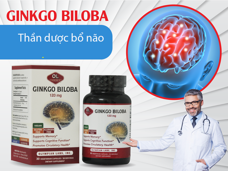 Ginkgo Biloba 120mg Olympian Labs