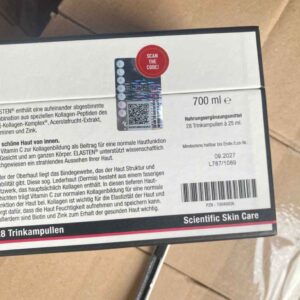 Nước uống Collagen Elasten của Đức Chính hãng 28 ống