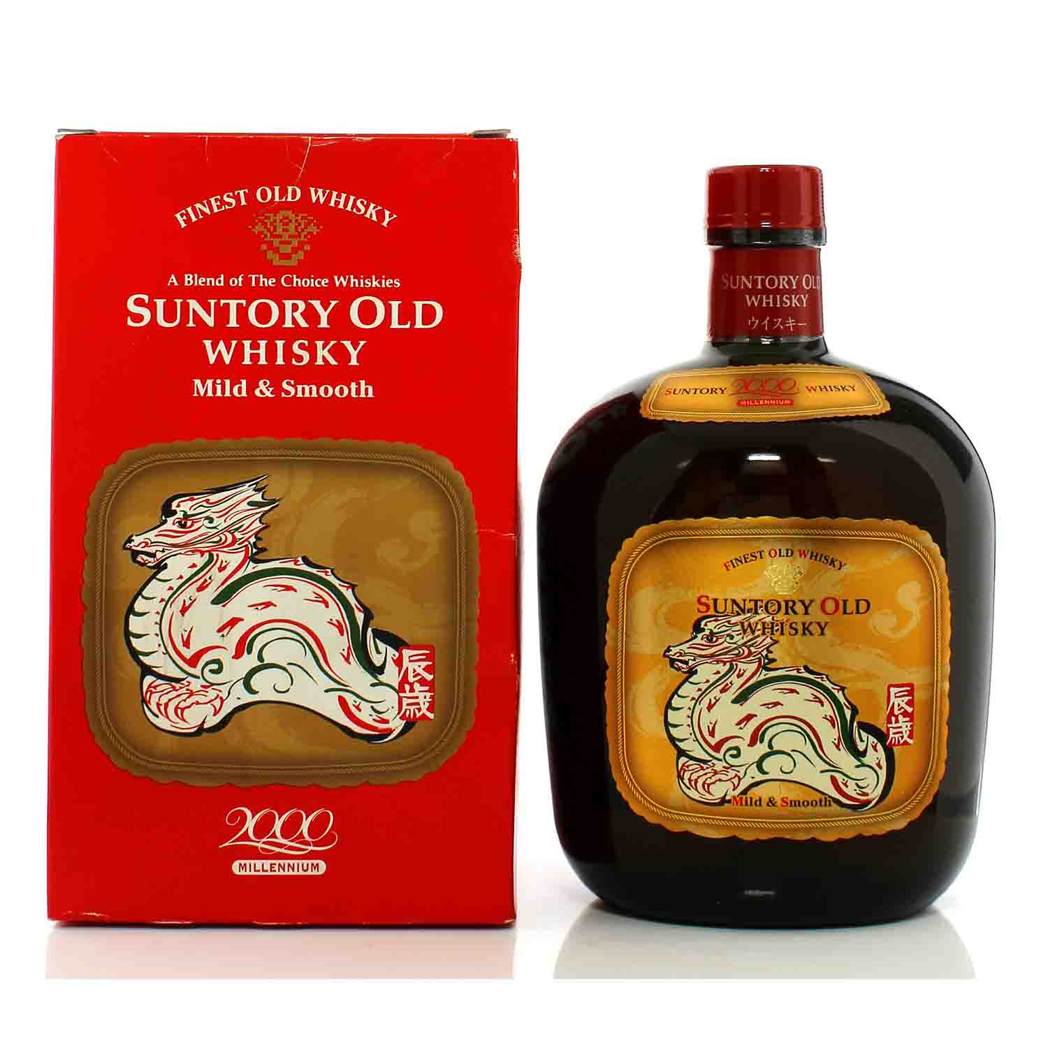 Rượu Sunstory old whisky tem nhãn con rồng