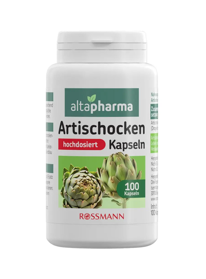 Viên uống Bổ Gan Artischocken Kapseln Altapharma Đức 100 Viên mẫu mới