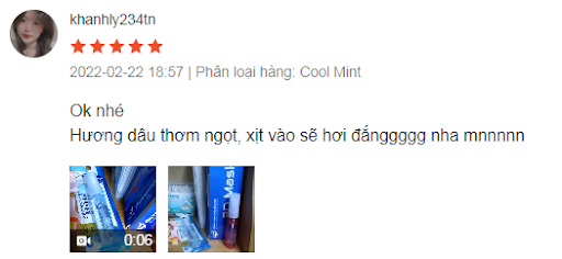 review xịt thơm miệng của nhật