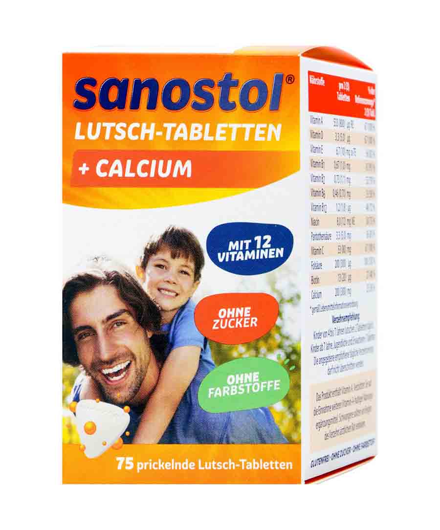 Sanostol Lutschtabletten mẫu mới