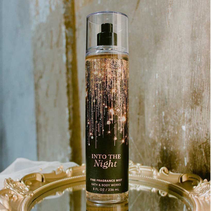 body mist into the night nhũ