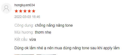 review mq skin kem chống nắng