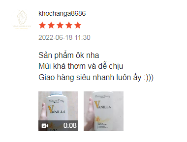 Review sữa tắm Vanilla hàng xách tay Đức