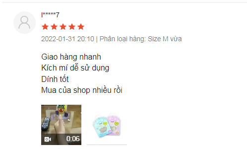 review Dán mí Keli có mấy loại