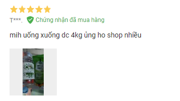 review cách uống giảm cân tiến hạnh