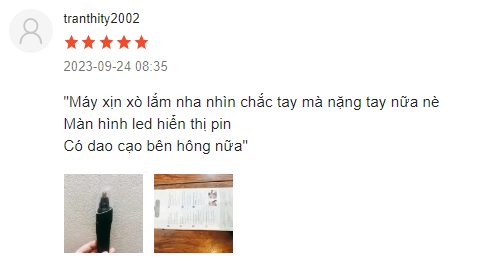 review máy tỉa lông mũi đức