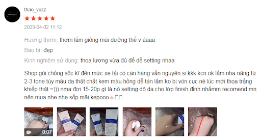 review kem chống nắng gc hàn quốc