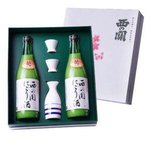Rượu Sake Xanh Hoa Anh Đào Nishino Seki Nigori 720ml