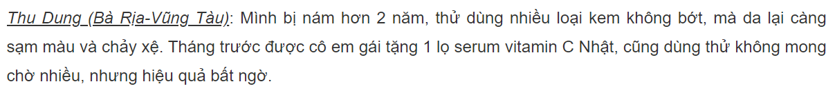 Review Serum Obagi trị nám C20