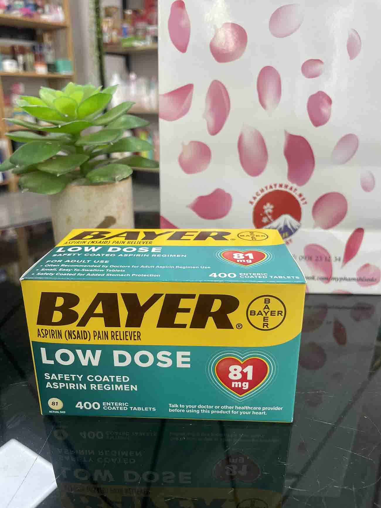 Viên uống Bayer Low Dose Aspirin 81mg