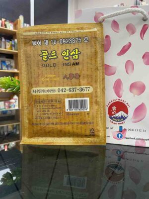 Cao Dán Hồng Sâm Gold Insam Hàn Quốc 25 miếng