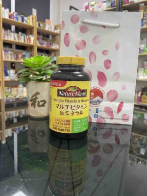 Viên uống Nature Made Multiple Vitamin & Minerals Nhật Bản 200 viên