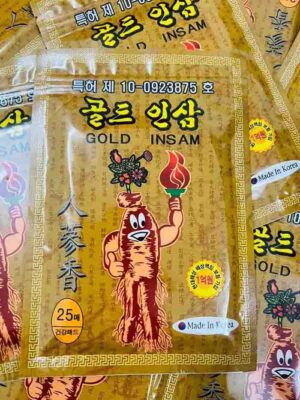 cao dán hàn quốc gold insam