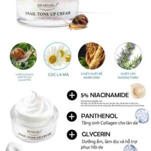 Kem Ốc Sên Hàn Quốc Dr Michela Snail Tone Up Cream - XACHTAYNHAT.NET