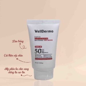 kem chống nắng wellderma super glutathione