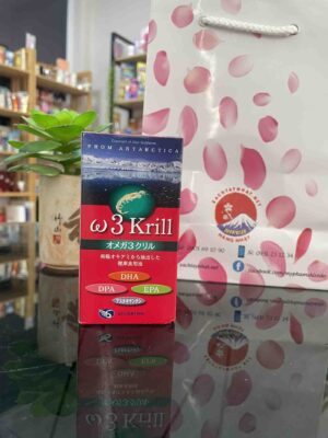 Viên uống dầu nhuyễn thể Omega 3 Krill Shiratori 80 viên