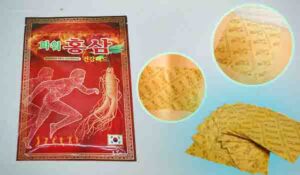 miếng dán power red ginseng