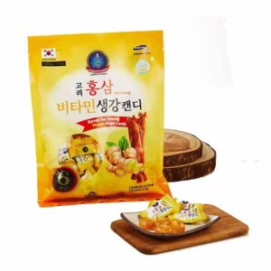 Korean Red Ginseng Vitamin Ginger Candy