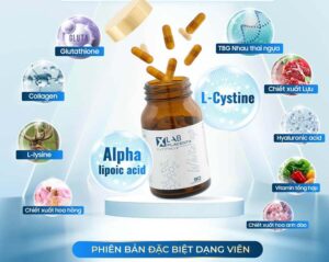 Viên uống trắng da tế bào gốc Xlab Placenta Nhật