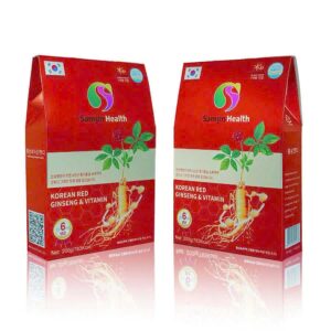 Kẹo sâm Samjin Korean Red Gíneng & Vitamin