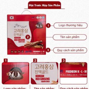 nước hồng sâm pocheon 30 gói