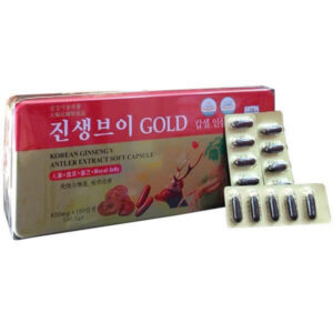 Viên sâm nhung hươu linh chi Korean Ginseng V Antler Extract Soft Capsule