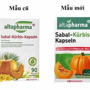 hỗ trợ tiểu đêm Altapharma Sabal Kürbis Kapseln mẫu mới