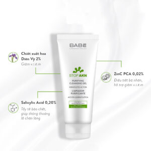 Sữa rửa mặt Babe Stop AKN Purifying Cleansing