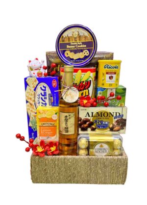 Giỏ bánh kẹo Tết QTBK12
