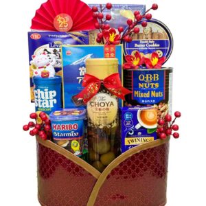 Giỏ quà tết tặng khách hàng QTBK19