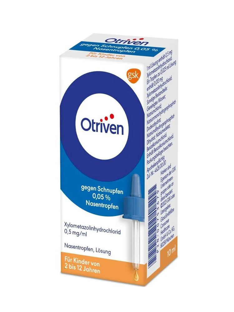 Nhỏ Mũi Otriven 0,05 2-6 tuổi