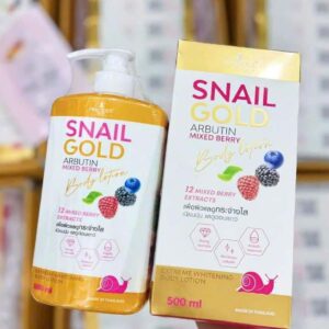 Sữa dưỡng thể Snail Gold Arbutin Mixed Berry Body