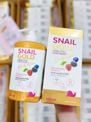 Sữa dưỡng thể Snail Gold Arbutin Mixed Berry Body