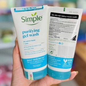 Sữa rửa mặt Simple purifying gel wash