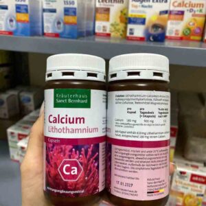 Viên uống Calcium Lithothamnium Kapseln mẫu mới