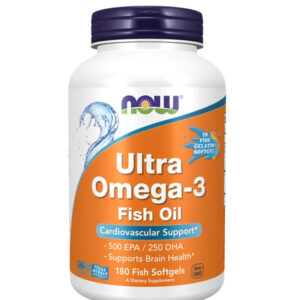 Viên uống Ultra Omega 3 Now Fish Oil 180 viên