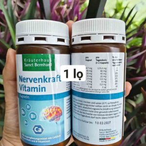 Viên uống bổ thần kinh Nervenkraft Vitamin Kapseln 180 viên mẫu mới