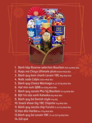 giỏ bánh kẹo QBK19