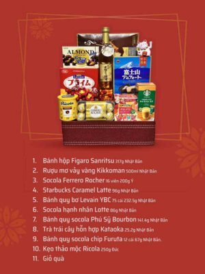 giỏ quà tặng tết QTBK15