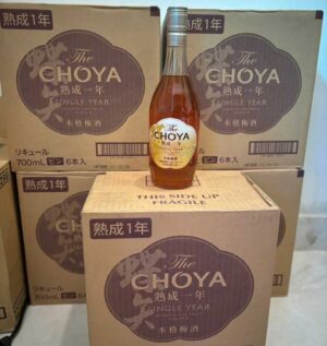 the choya single year japanese ume fruit liqueur