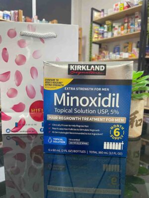 Dung dịch hỗ trợ mọc tóc Minoxidil 5% Kirkland Mỹ 6 chai