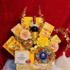 Giỏ quà tết bánh kẹo QTBK62