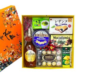 Hộp đựng quà Tết đẹp QTBK49