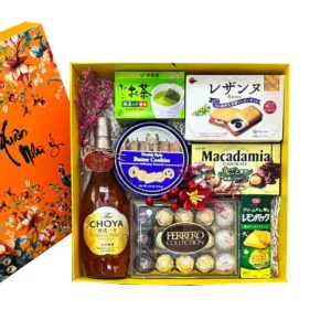 Hộp đựng quà Tết đẹp QTBK49