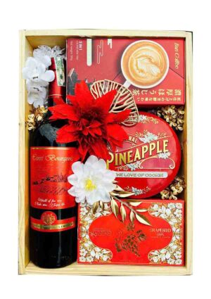 Hộp gỗ đựng quà tết QTBK76