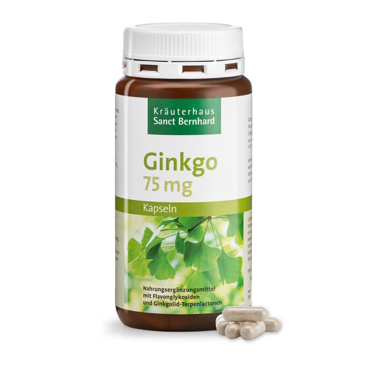 Sanct Bernhard Ginkgo Kapseln 75mg mẫu mới