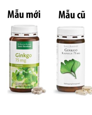 Viên uống bổ não Sanct Bernhard Ginkgo Kapseln 75mg mẫu mới