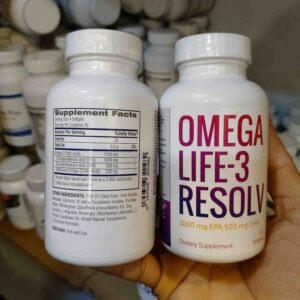 Viên uống dầu cá hồi Omega Life 3 Resolv Unicity 120 viên